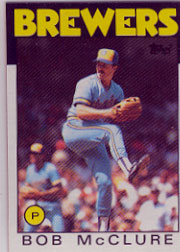 1986 Topps Baseball Cards      684     Bob McClure